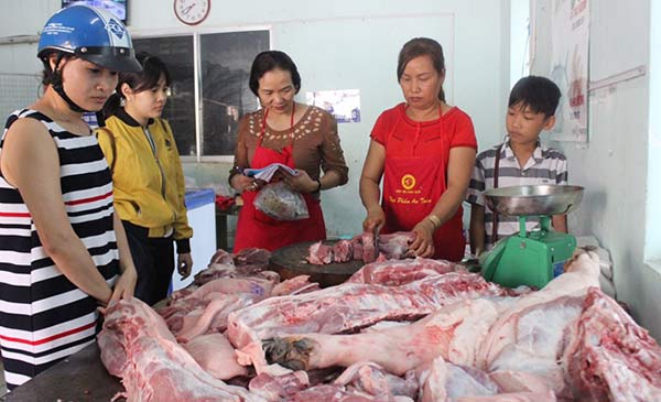 Một điểm bán thịt heo an toàn, giá rẻ ở Đồng Nai