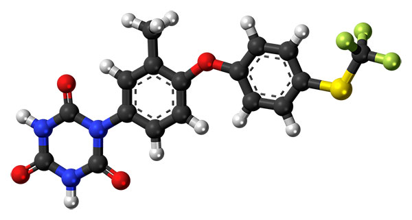 Công thức hóa học của Toltrazuril (ảnh minh họa)