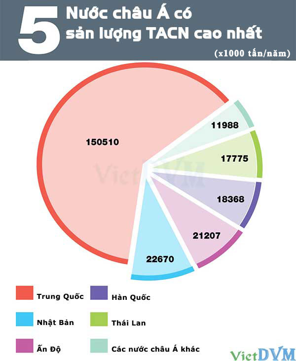 Top 20 công ty sản xuất thức ăn chăn nuôi hàng đầu châu Á