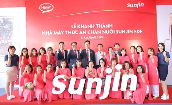 Công ty TACN Sunjin có mặt tại Việt Nam từ năm 2004