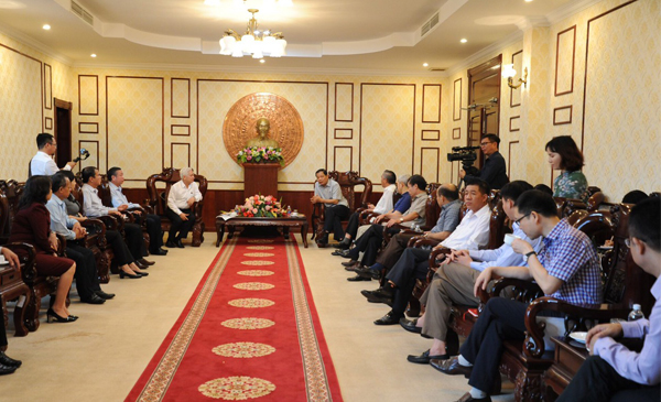 Bộ trưởng Nguyên Xuân Cường làm việc với lãnh đạo tỉnh Bình Phước