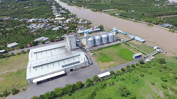 Hình ảnh nhà máy sản suất TACN của Tập đoàn ADM tại Đồng Tháp
