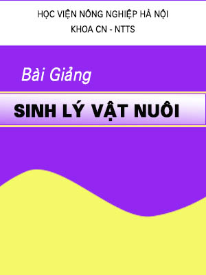 34 bai giang sinh ly vat nuoi