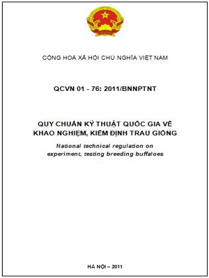 Quy chuẩn kỹ thuật quốc gia về khảo nghiệm, kiểm định trâu giống