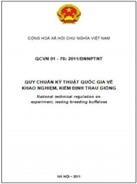 Quy chuẩn kỹ thuật quốc gia về khảo nghiệm, kiểm định trâu giống