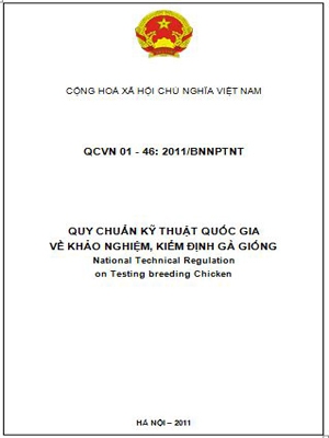 Quy chuẩn kỹ thuật quốc gia về khảo nghiệm, kiểm định gà giống