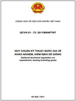 Quy chuẩn kỹ thuật quốc gia về khảo nghiệm, kiểm định dê giống