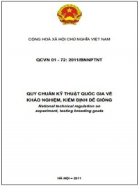 Quy chuẩn kỹ thuật quốc gia về khảo nghiệm, kiểm định dê giống